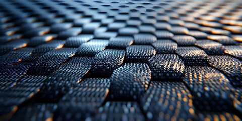 Fototapeta premium Monochrome carbon fiber composite raw material background