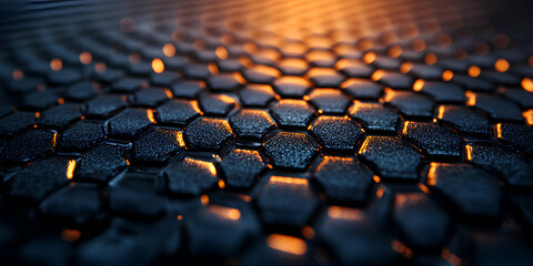 Fototapeta premium Monochrome carbon fiber composite raw material background