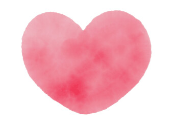 Cute Pink Watercolor Heart icon