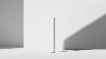 a white toothbrush sitting on top of a white floor