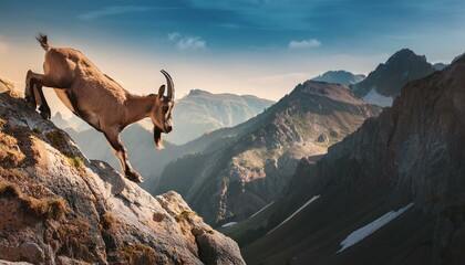 Habitats of mountain goats living in the geography of the Taurus Mountains