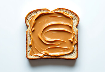 Creamy Peanut Butter Toast: A Simple, Delicious Food Photograph