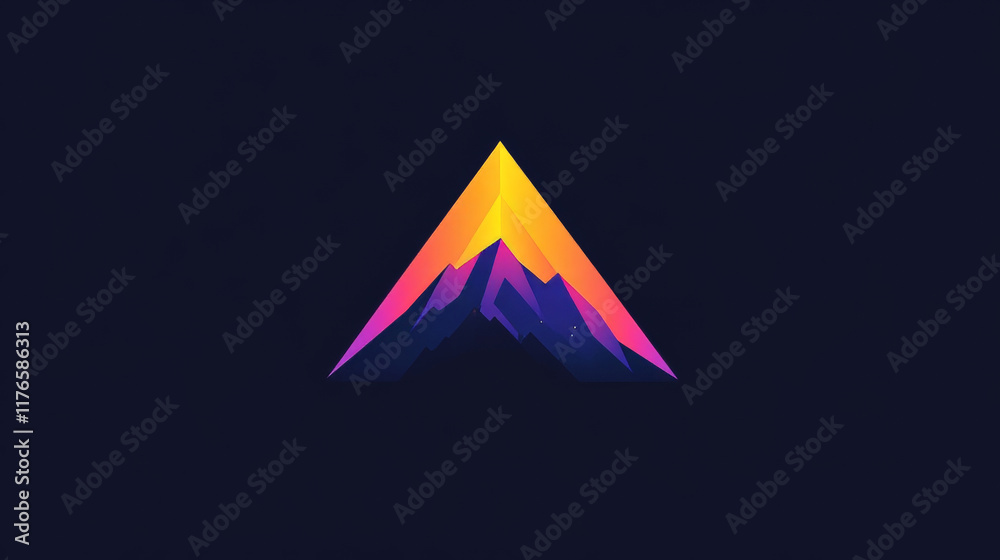 Poster site design vector sign. creative emblem for site development company. abstract vector emblem for we