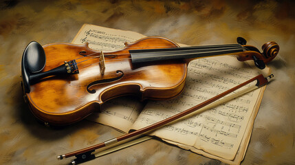 violin and bow