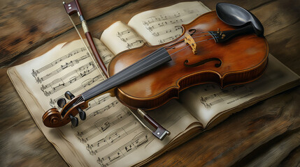 violin and bow