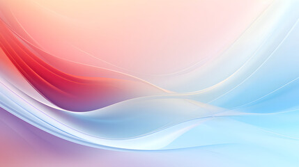Naklejka premium Digital colorful soft curves abstract poster web background