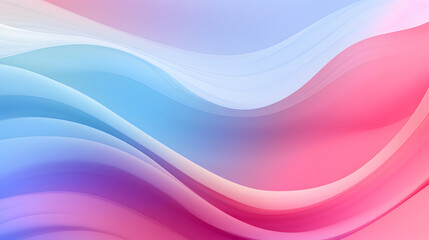 Fototapeta premium Digital colorful soft curves abstract poster web background