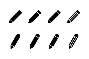 Pencil icon vector isolated on white background. Pencil vector icon