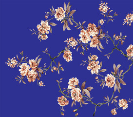 floral Graphic linear Border and patterns with clean, bold aesthetics, ideal for urban decor and fashion.
