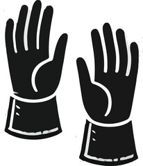 gloves vecctor