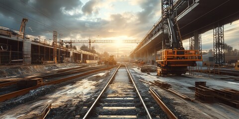 Naklejka premium Adjusting work techniques to meet challenging site conditions while ensuring efficiency, safety, and high-quality outcomes in construction projects.