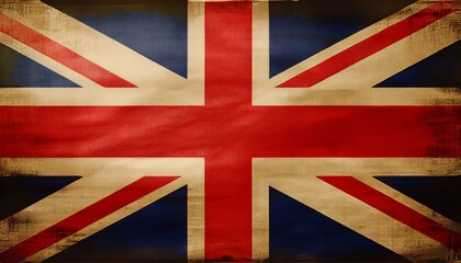 Old Vintage Kingdom of Great Britain Flag