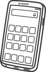 スマートフォン（起動中）