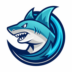 Shark Vector Logo Template. Modern professional shark Vector logo illustration for ESport and others