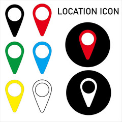 location icon set