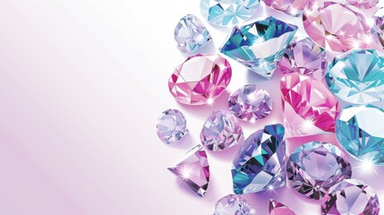Fototapeta premium Sparkling Gemstones