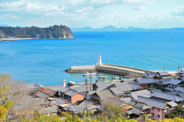 大崎下島御手洗　千砂子波止の風景　広島県呉市