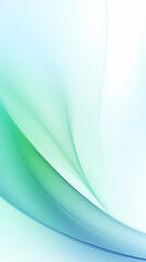 Fototapeta premium Digital technology blue and green abstract curve poster background