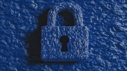 International Data Privacy Day: A lock icon on a digital screen symbolizing cybersecurity.