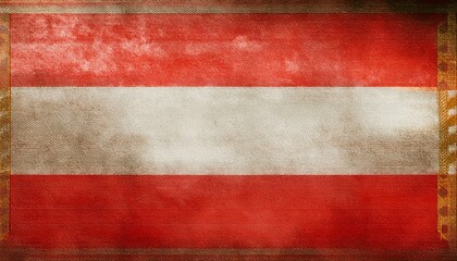 Old Vintage Austria Flag 