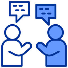 Merger And Acquisition Mixed BLue Icon