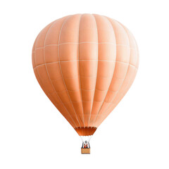 Fototapeta premium Colorful Hot Air Balloon in Flight for Festivals and Events on transparent background