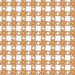 seamless pattern with flowers