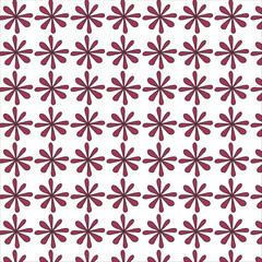 seamless pattern with pink flowers