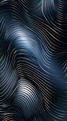 Digital technology blue silver futuristic abstract lines poster background