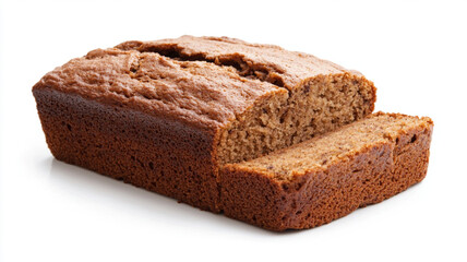 Gluten-Free Banana Bread, White background