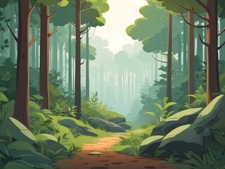 cool forest background