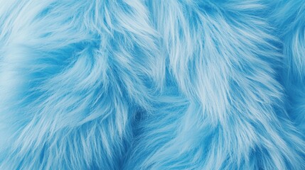 Obraz premium Fluffy blue faux fur texture with smooth highlights and soft patterns ideal for elegant and warm-themed visuals like textiles or fashion concepts