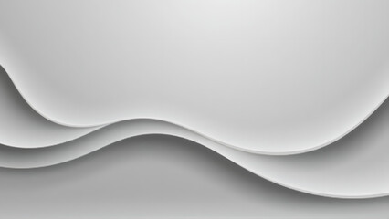 Obraz premium Abstract wavy background with dynamic lines and curves in silver and gray, creating a futuristic and artistic design, High Quality Wallpaper Design, Generative Ai