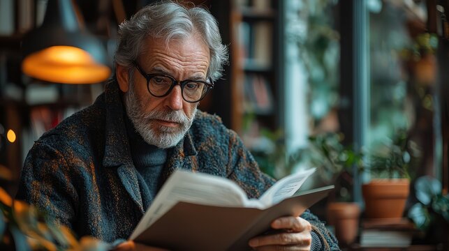 A retiree organizing their finances, managing their pension or savings for future security. - Powered by Adobe