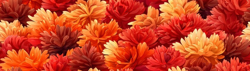 Vibrant floral display garden close-up photography natural light bird's eye view beauty of nature