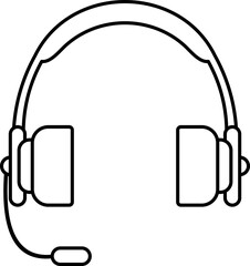 Headphone Outline Icon