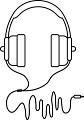 Headphone Outline Icon