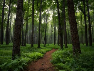 Obraz premium elegant forest background