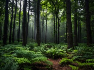 Obraz premium elegant forest background