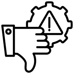  SWOT Analysis Line Icon Vector