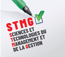 Acronyme - STMG - Sciences et Technologies du  Management et de la Gestion