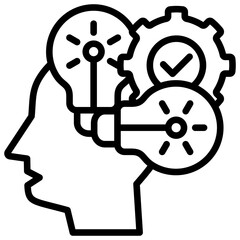 Obraz premium SWOT Analysis Line Icon Vector