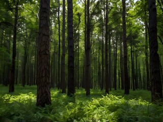 Obraz premium elegant forest background