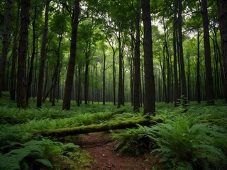 Obraz premium elegant forest background