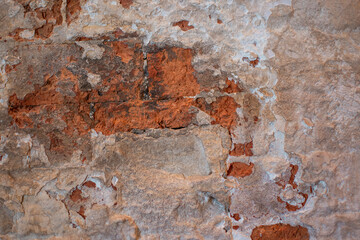 Brick wall background. Brick wall background texture. Background of old vintage brick wall.