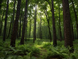 Obraz premium elegant forest background