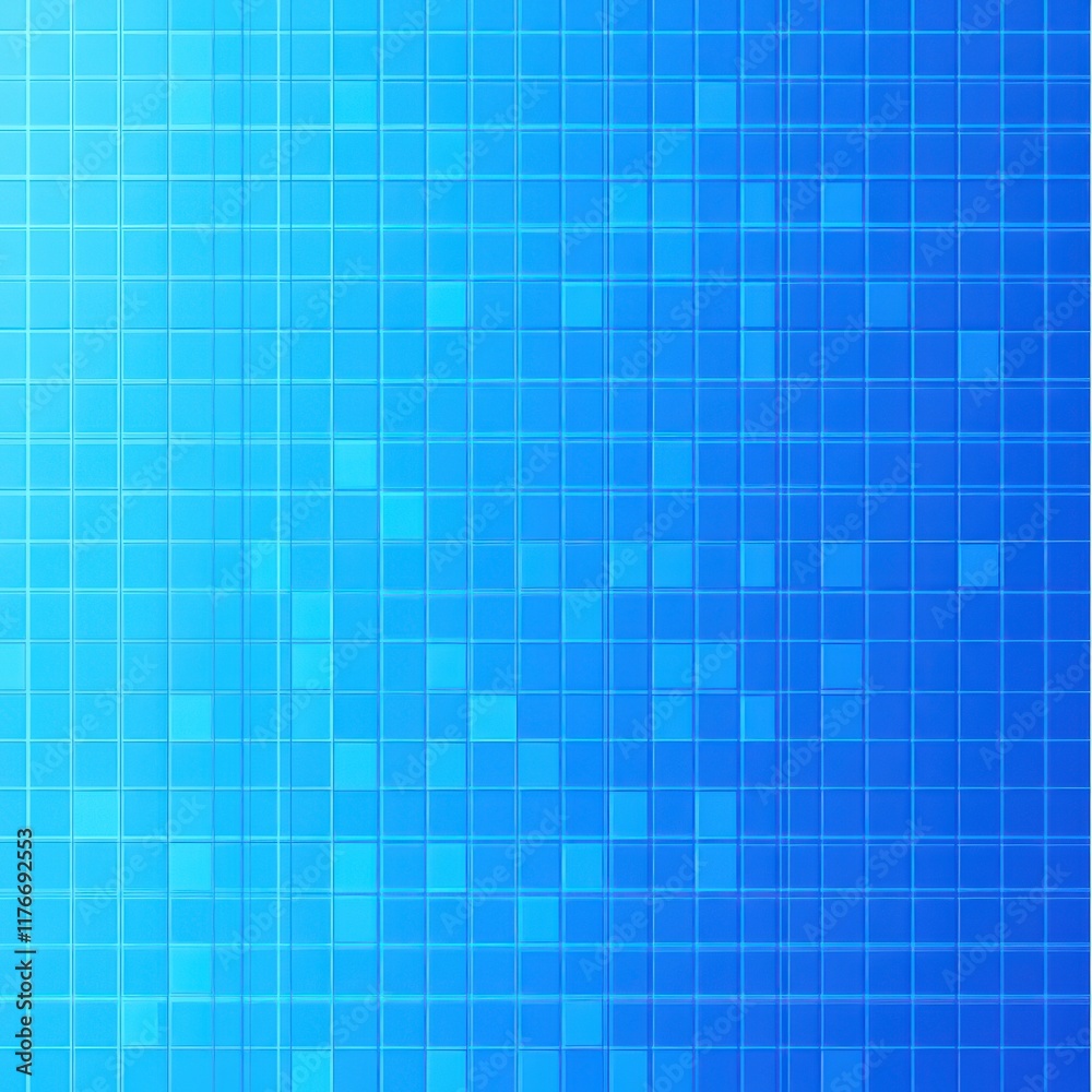 Poster a vibrant blue gradient background with a grid pattern, creating a modern and dynamic visual effect.