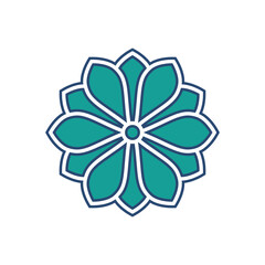 Islamic geometric. Circular pattern in form of mandala. Oriental pattern,  Islam, Arabic, Indian, turkish, pakistan, chinese, ottoman motifs