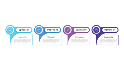 Timeline infographic template. 4 Step timeline journey, calendar Flat simple infographics design template. presentation graph. Business concept with 4 options, vector illustration.