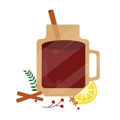 Fototapeta premium Winter drink